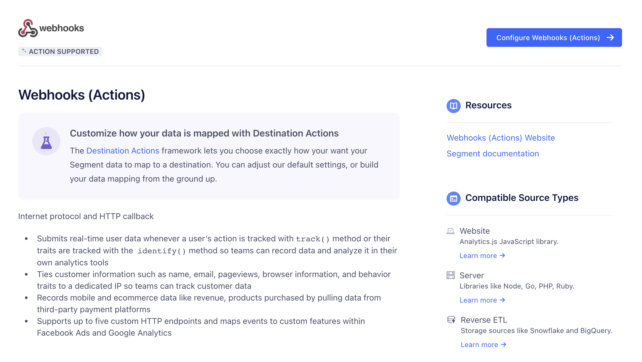 Configure webhooks